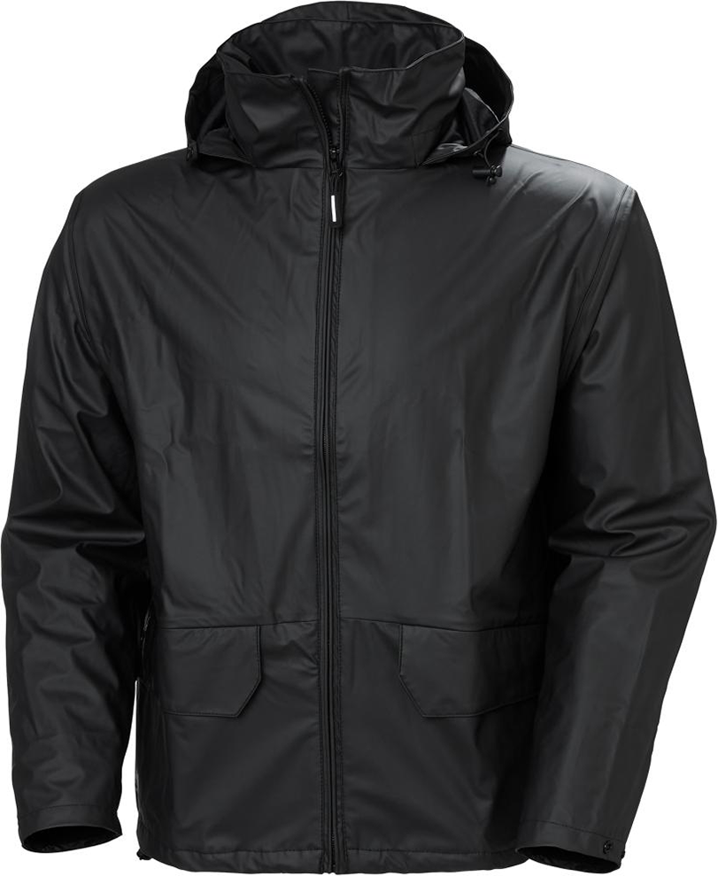 RegenjackeVoss, PU-Stretch Gr. L, schwarz