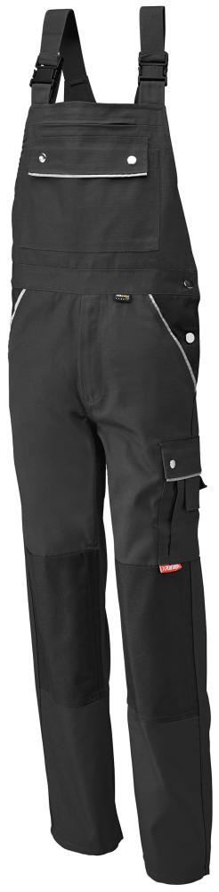 Latzhose, Canvas, 320 g/qm, Gr. 58, schwarz
