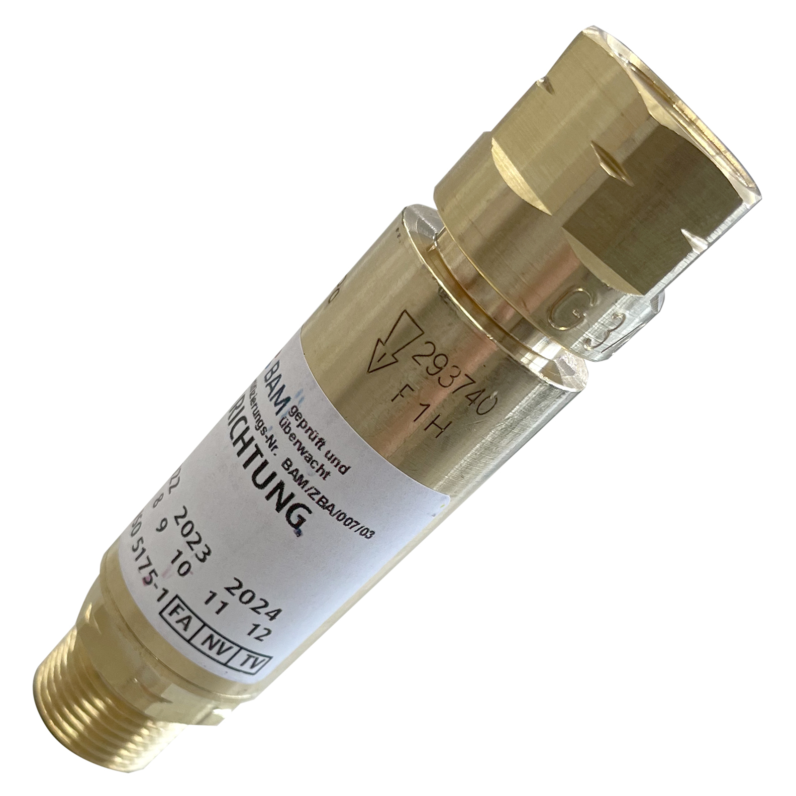 Sicherheitseinrichtung Brenngas DGN G 3/8 LH