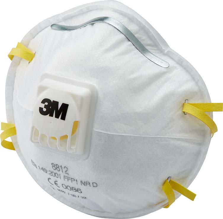 3M™ Atemschutzmaske 8812, FFP1 NR D