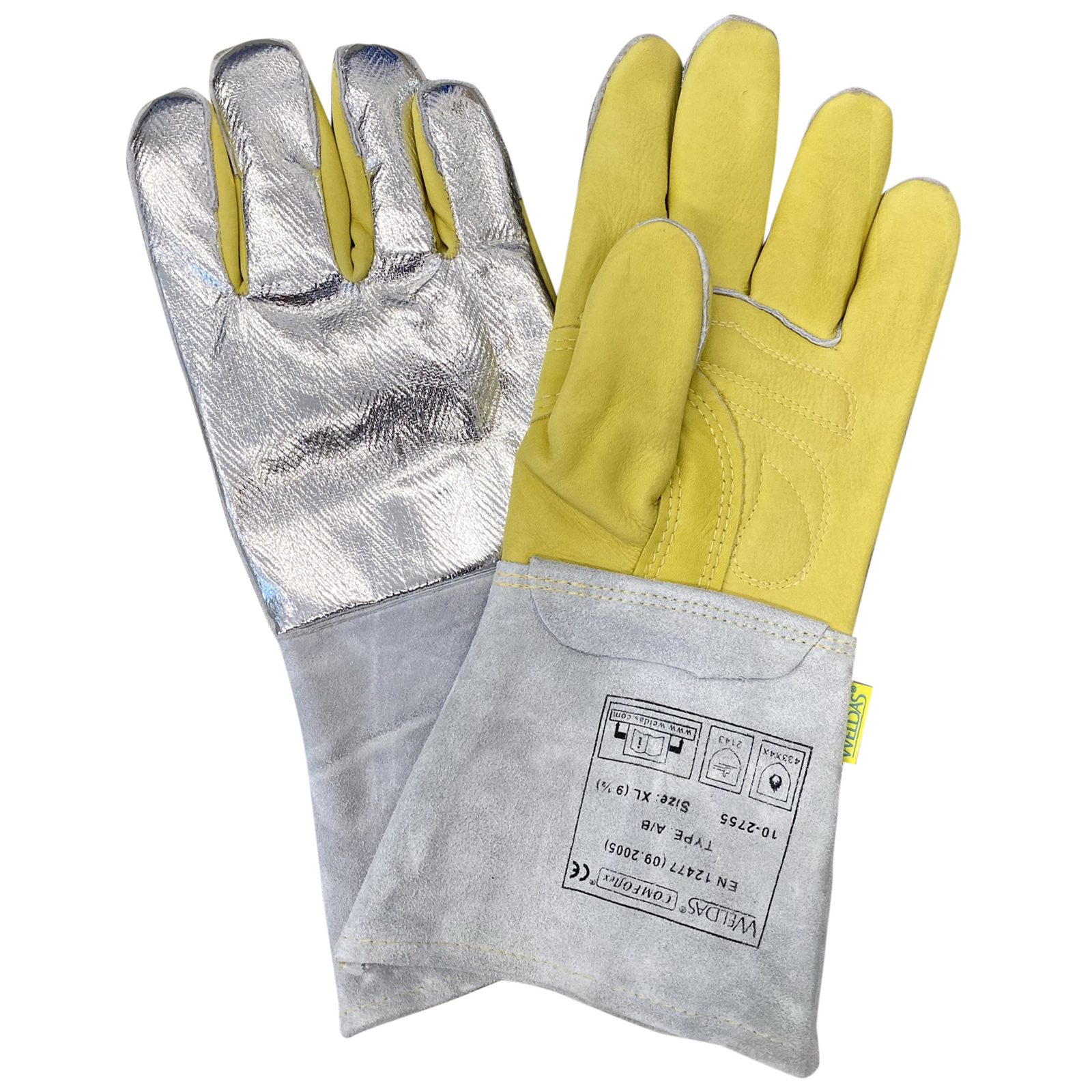 MIG/MAG-Handschuhe Comfoflex L alubeschichtet