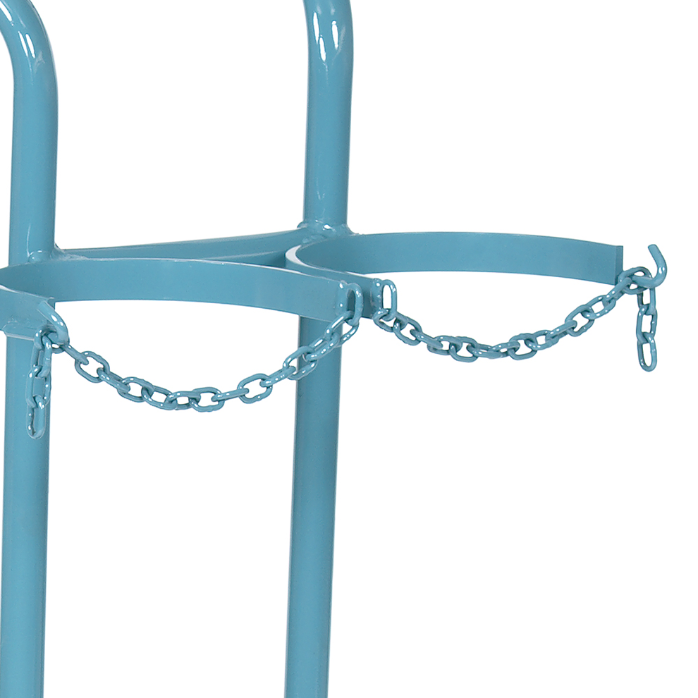 Stahlflaschenwagen für 2 Flaschen, 2 x 50 Liter Stahlflaschenwagen für 2 Flaschen, 2 x 50 Liter