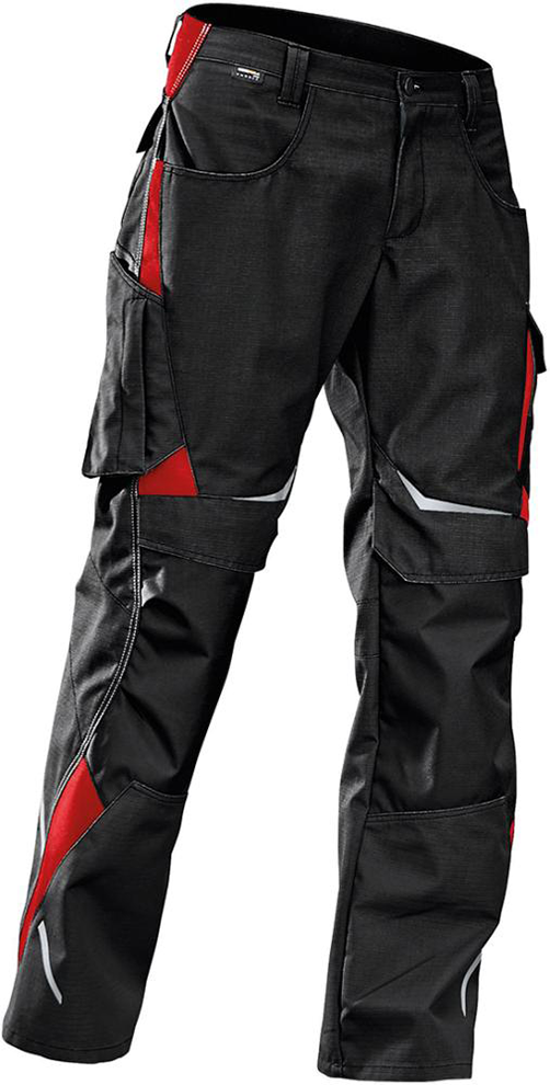 Hose PULSSCHLAG high Gr. 54, schwarz/mittelrot