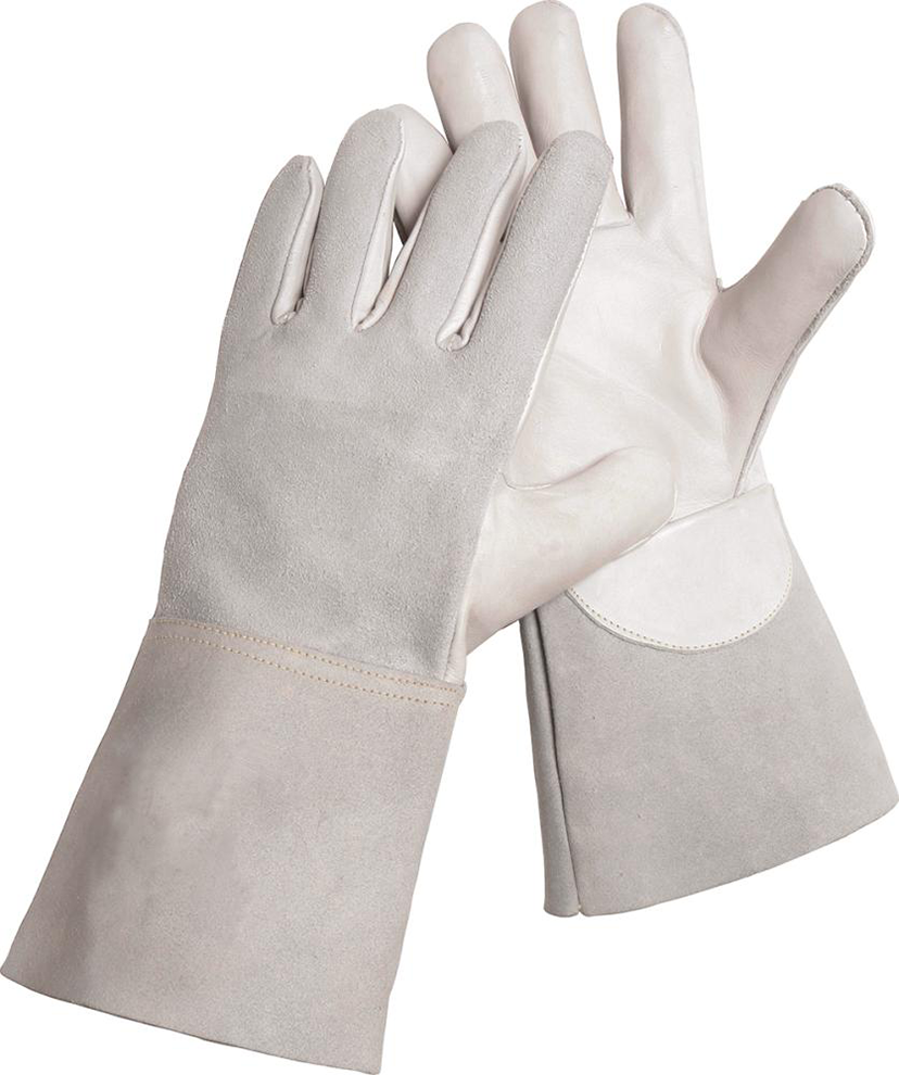 SchweißerHandschuh Typ 10 Spaltleder, 35cm, Gr. 10