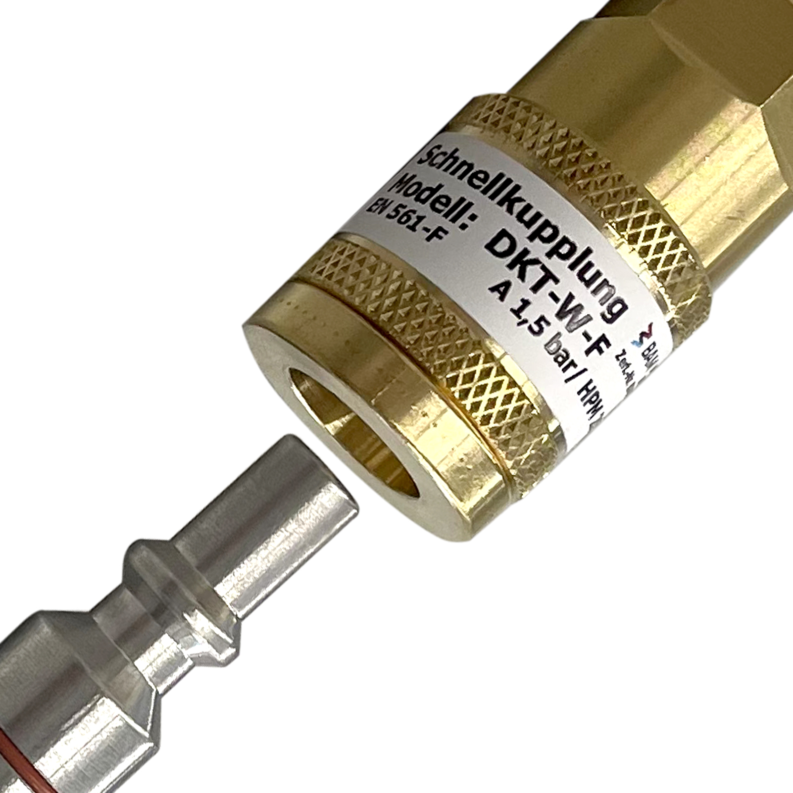 Schlauchkupplung DKT-W Brenngas 9 mm