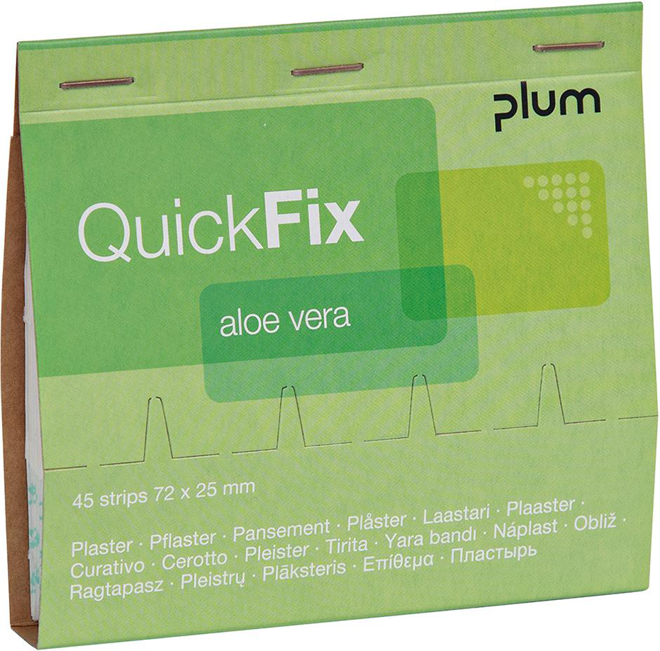 Nachfüllpackung QuickFix mit 45 Pflastern, AloeVera
