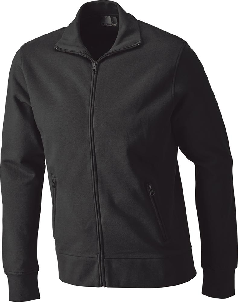 Sweatshirtjacke, Gr. L schwarz