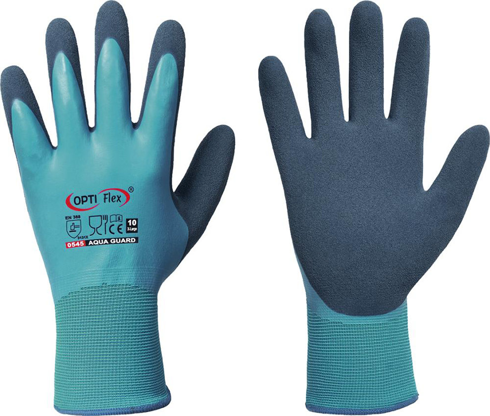 Strickhandschuh AquaGuard Latex, Gr. 10