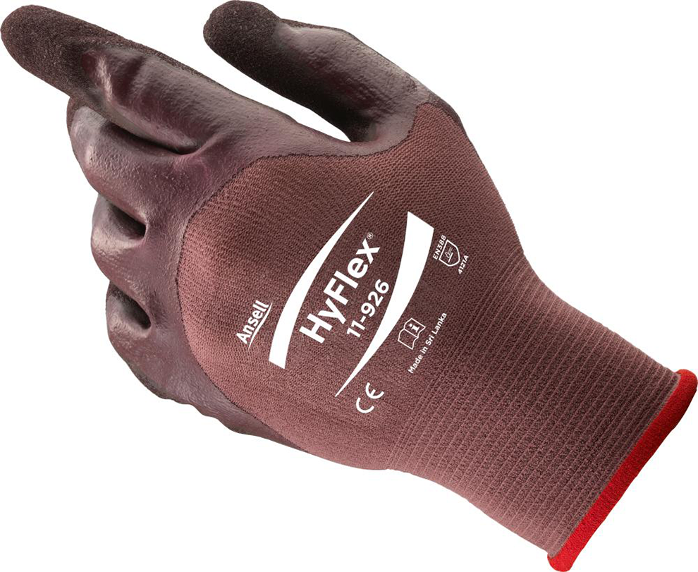 Handschuh HyFlex 11-926, violett,3/4, Gr. 10