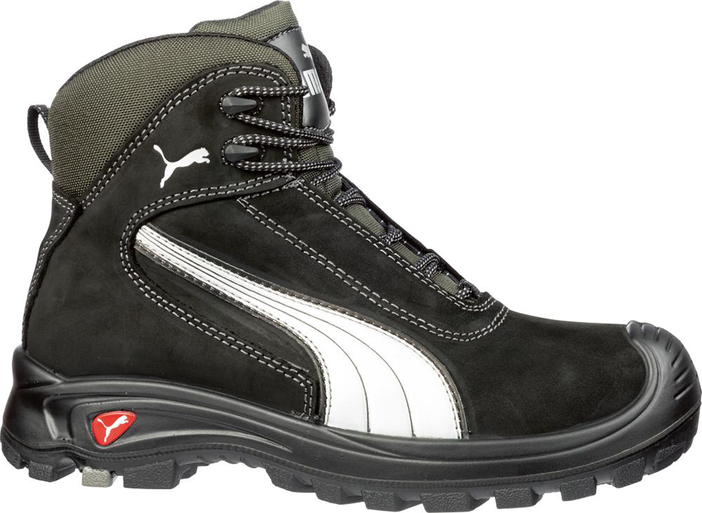 Stiefel 630210, S3, Gr. 48, schwarz/silber Puma