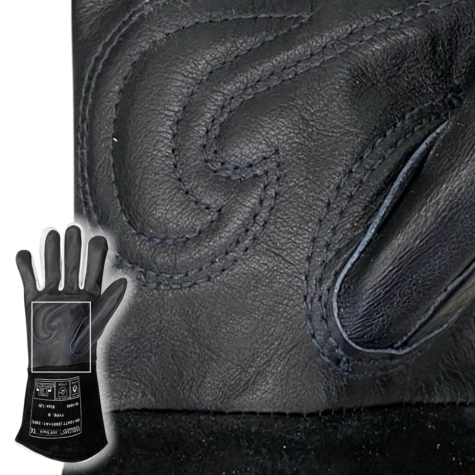 WIG-Handschuhe SOFTouch black M