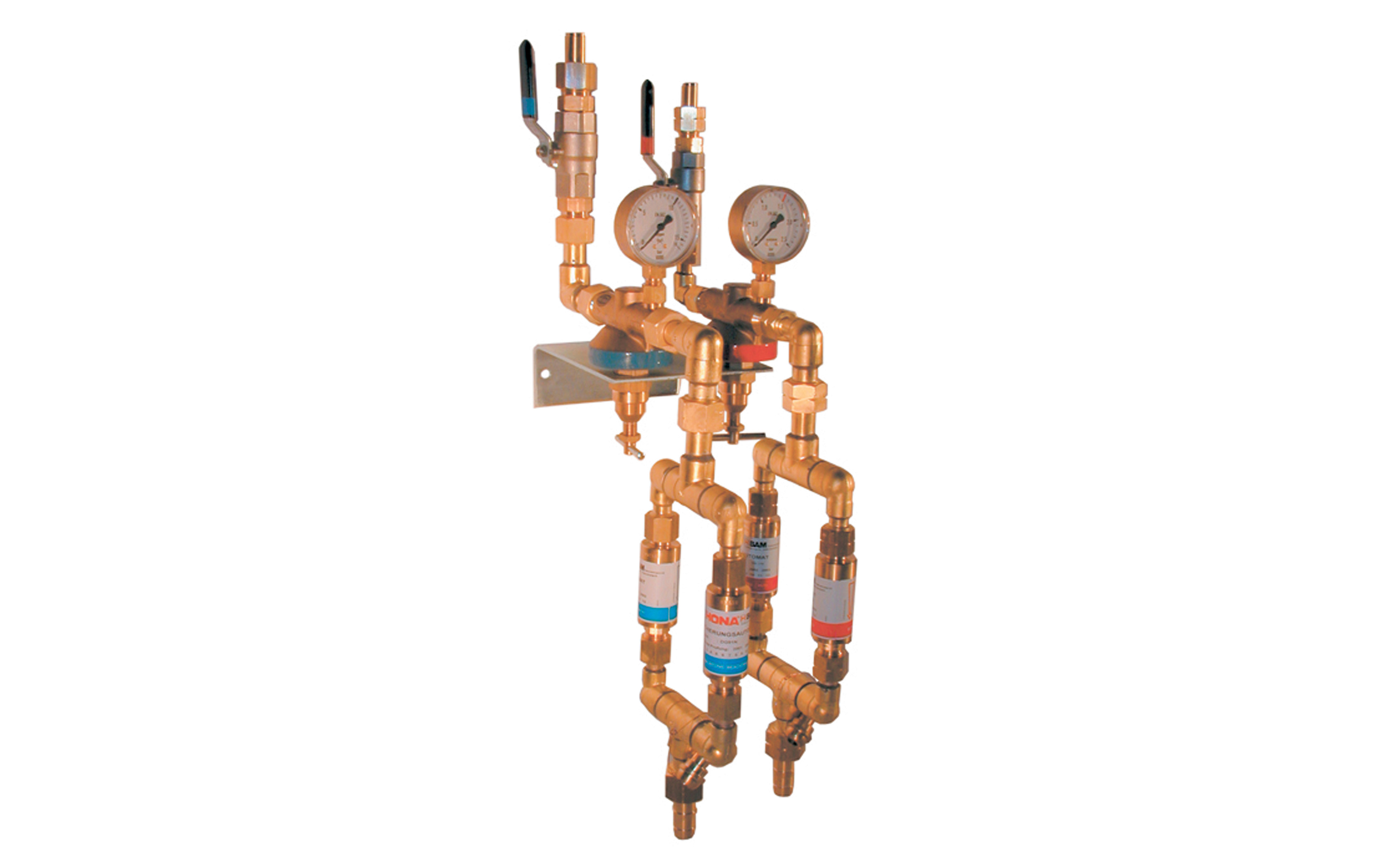 Mehrfach-Entnahmestelle HF Triple S200 Sauerstoff/Propan - SONDERANFERTIGUNG