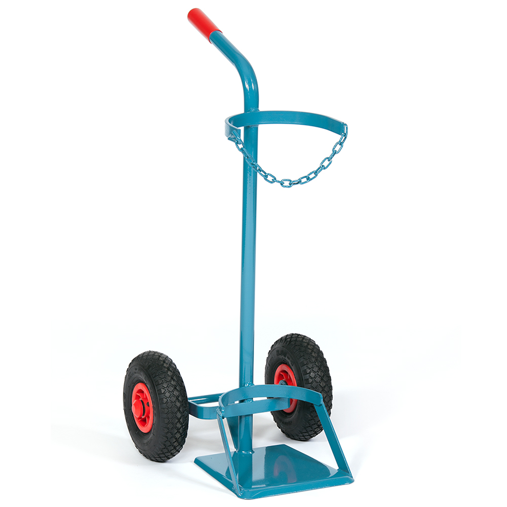 Stahlflaschenwagen für 1 Flasche 50 l / 230 Ø, 40 l / 210 Ø