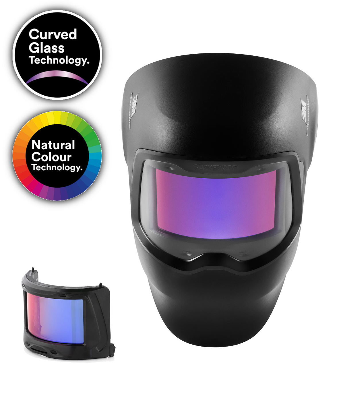 3M™ G5-02 Schweißmaske Speedglas mit gebogenem Schweißfilter