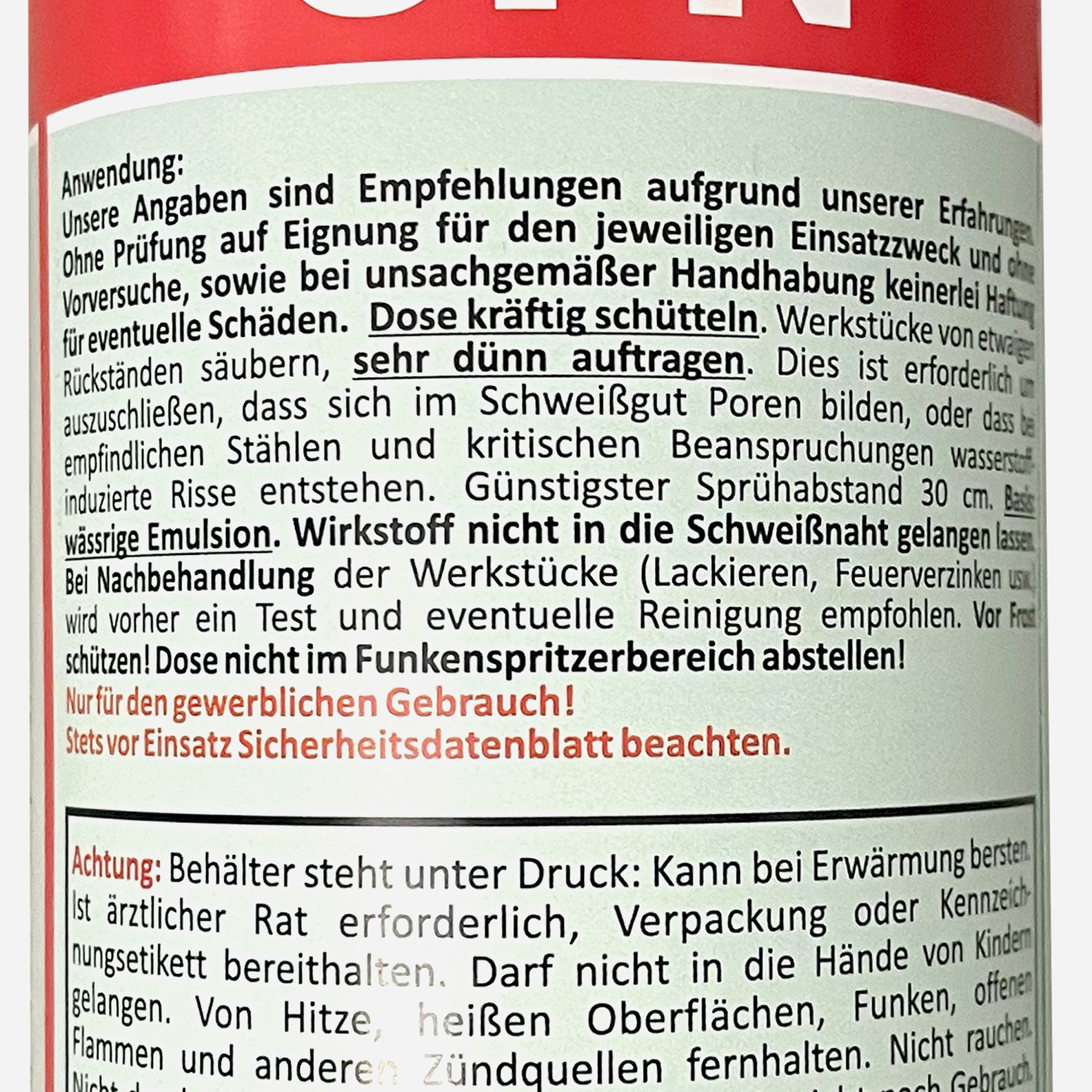 OPN Schweißtrennspray UF2000 400 ml OPN Schweißtrennspray UF2000 400 ml