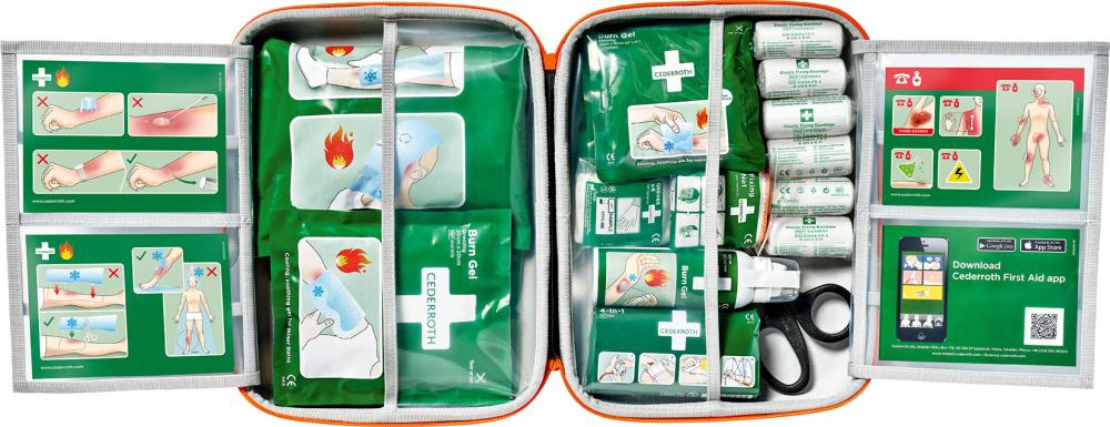 First Aid Burn Kit CEDERROTH