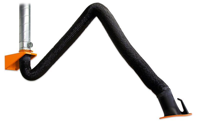 Kemper Absaugarm mit Haube, Schlauchausführung 3 m Arm