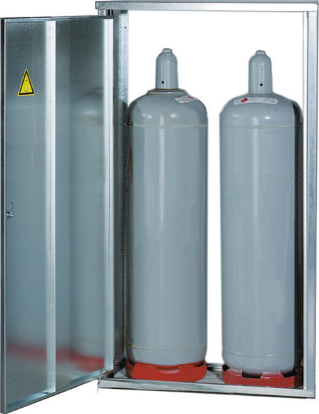 2-Flaschenschrank 11 kg ohne Rückwand