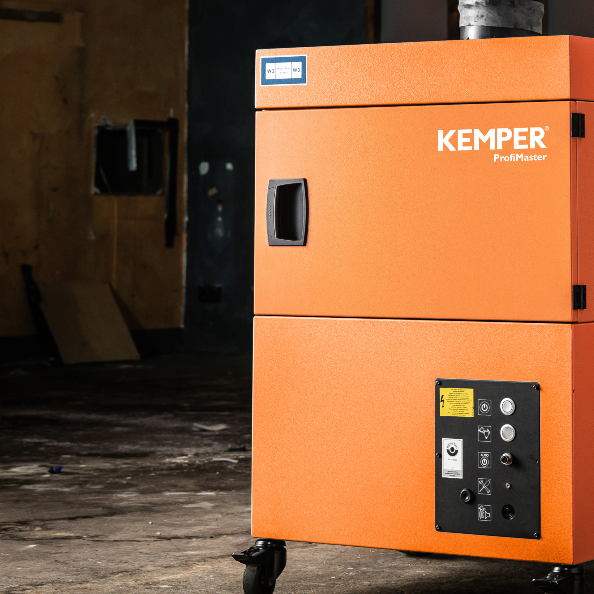 Kemper ProfiMaster Absauganlage, zweiarmig, Rohrausführung 2 m Arm