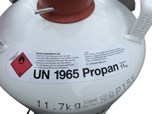 11 kg Grillgas/Propan Flasche Pfand leer - nur Abholung