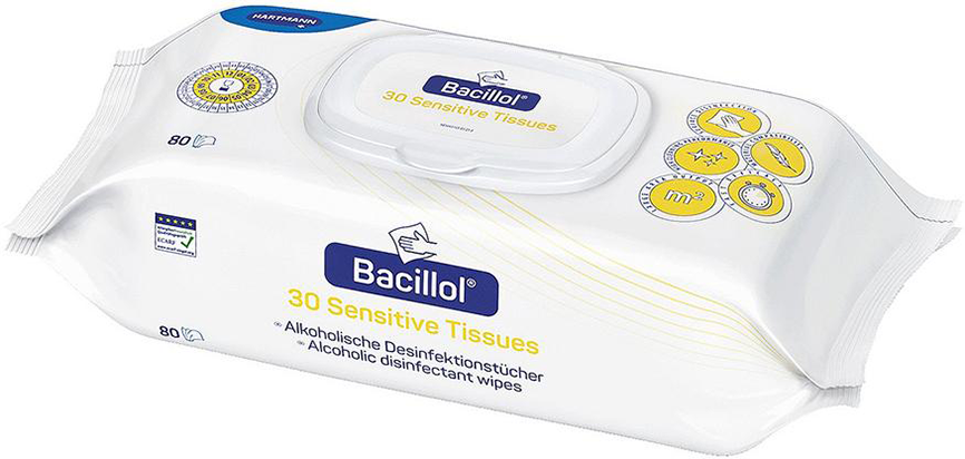 Desinfektionstücher Bacillol 30 Tissues, 80 Stück