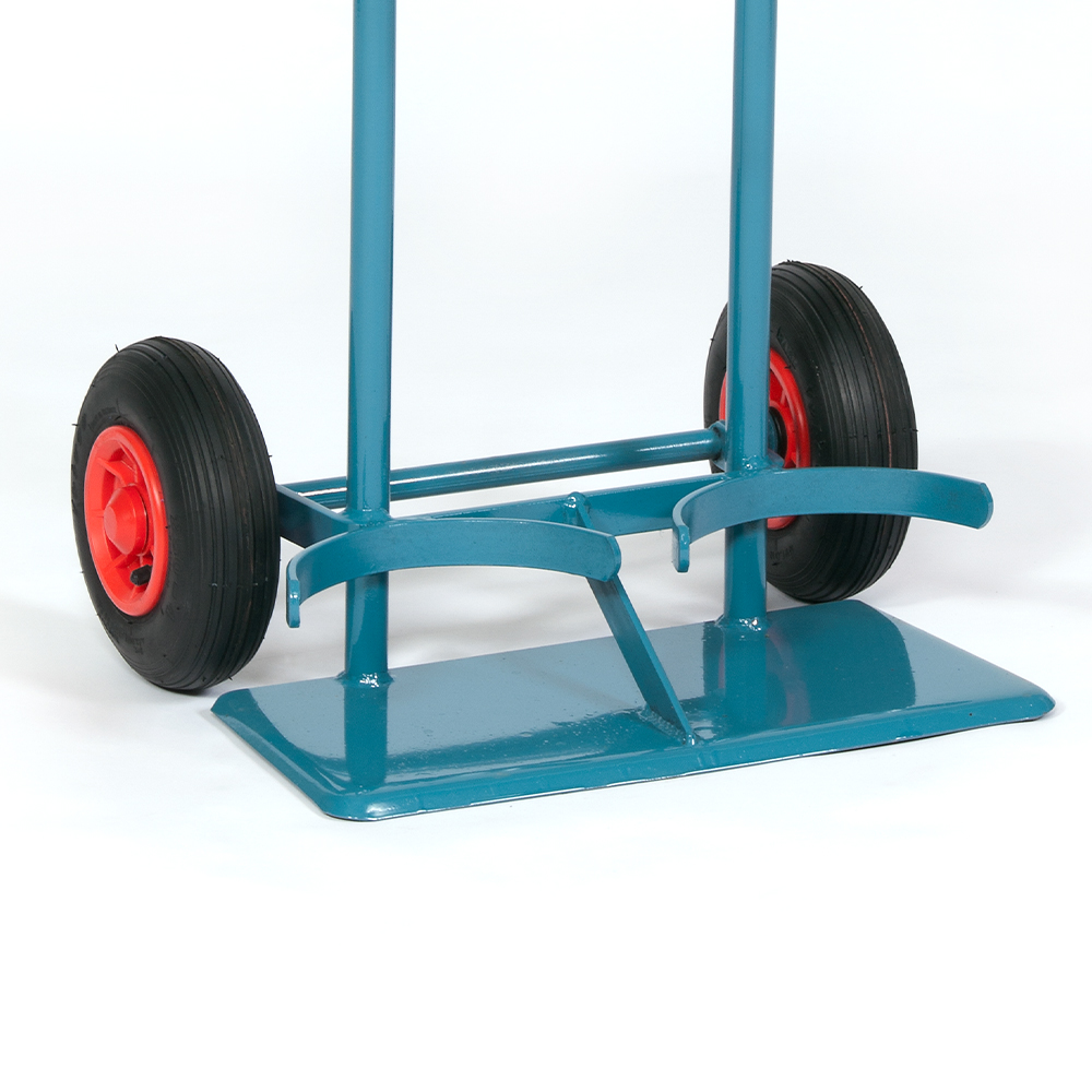 Stahlflaschenwagen für 2 Flaschen, 2 Holm,  2 x 20 l ohne Werkzeugkasten