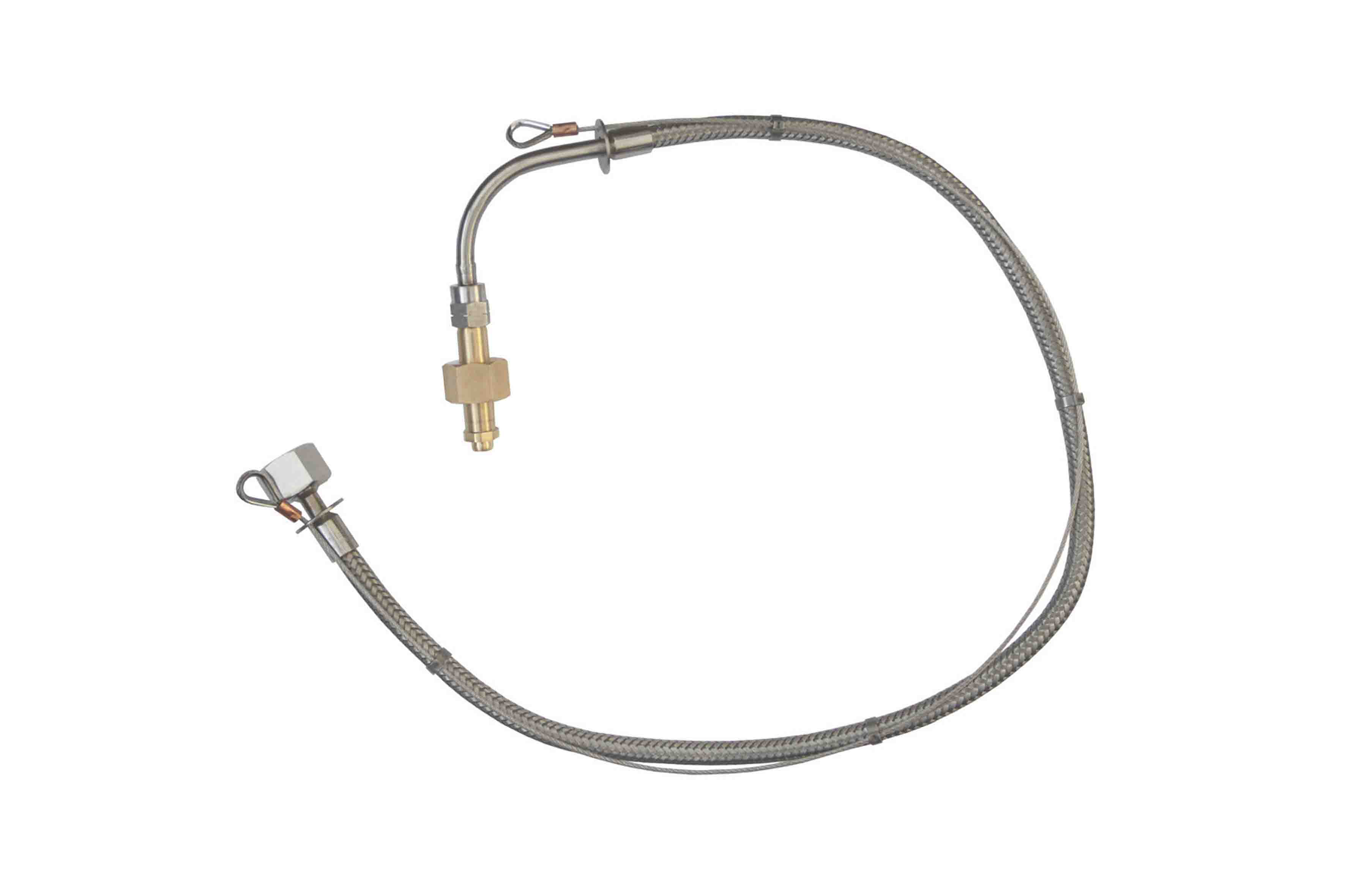 Edelstahlwellrohrschlauch AR/CO2 1 m