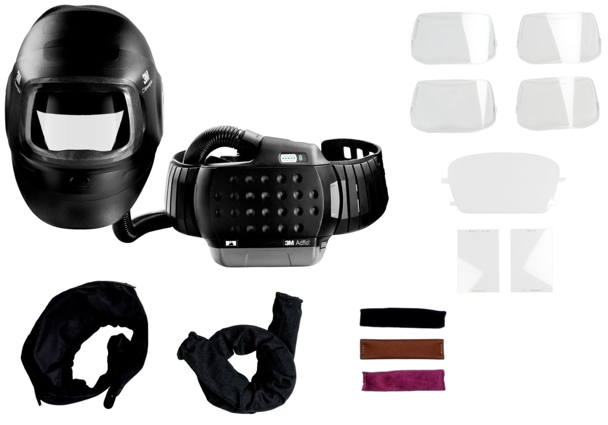 3M™ G5-01 Schweißmaske, ohne ADF, mit Adflo High und Verbrauchsmaterialen-Starter Set