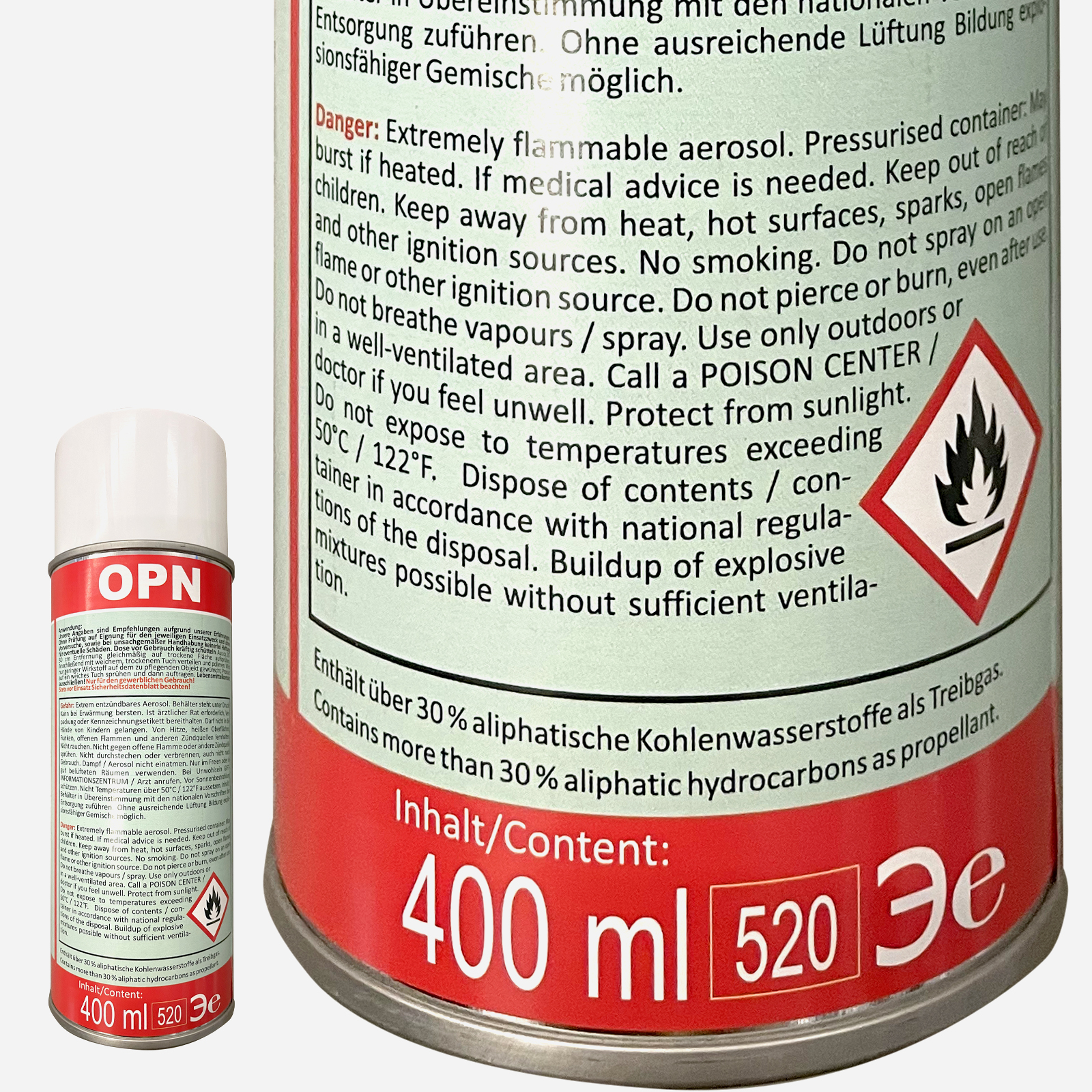 OPN Edelstahl-Pflegeölspray DAB10 400 ml