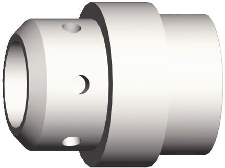 Gasverteiler Standard weiß Länge 20,0 mm