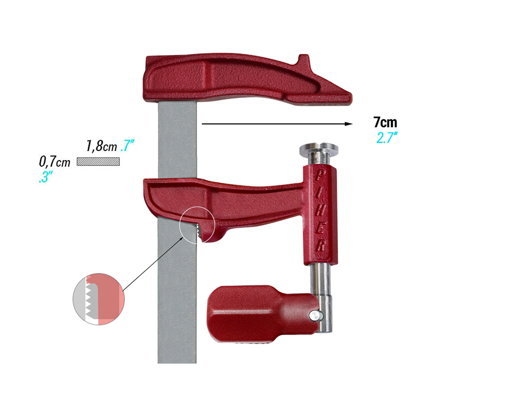 Schraubzwinge Maxipress M 20 cm