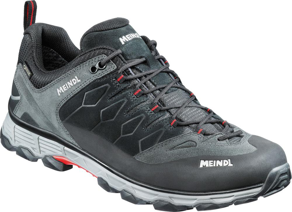 Freizeitschuh Lite Trail, Gr. 11,5, anthrazit/rot