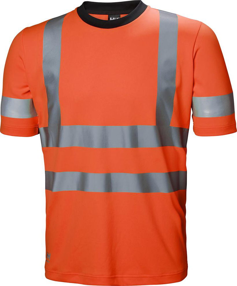 Warn-T-Shirt ADDVIS, Gr. L, warnorange