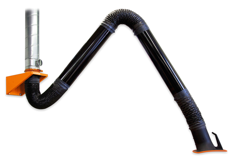 Kemper Absaugarm mit Haube, Rohrausführung 2 m Arm