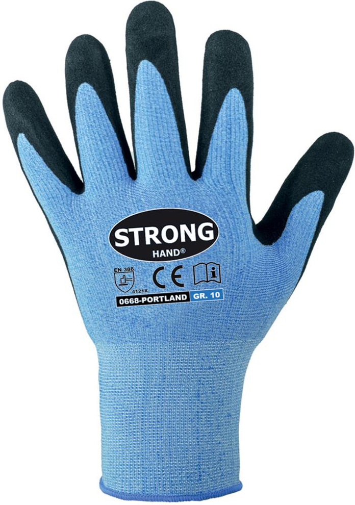 Strickhandschuh Portland, Nitril, Gr. 10