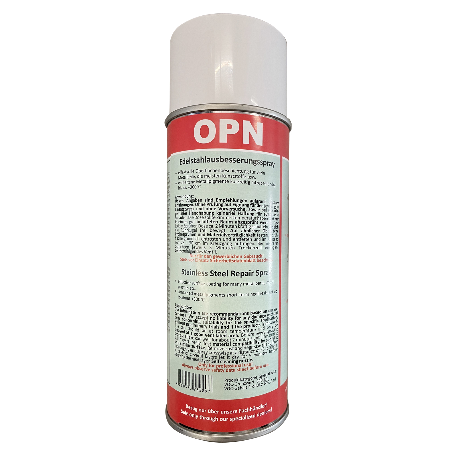 OPN Edelstahlausbesserungsspray 400 ml