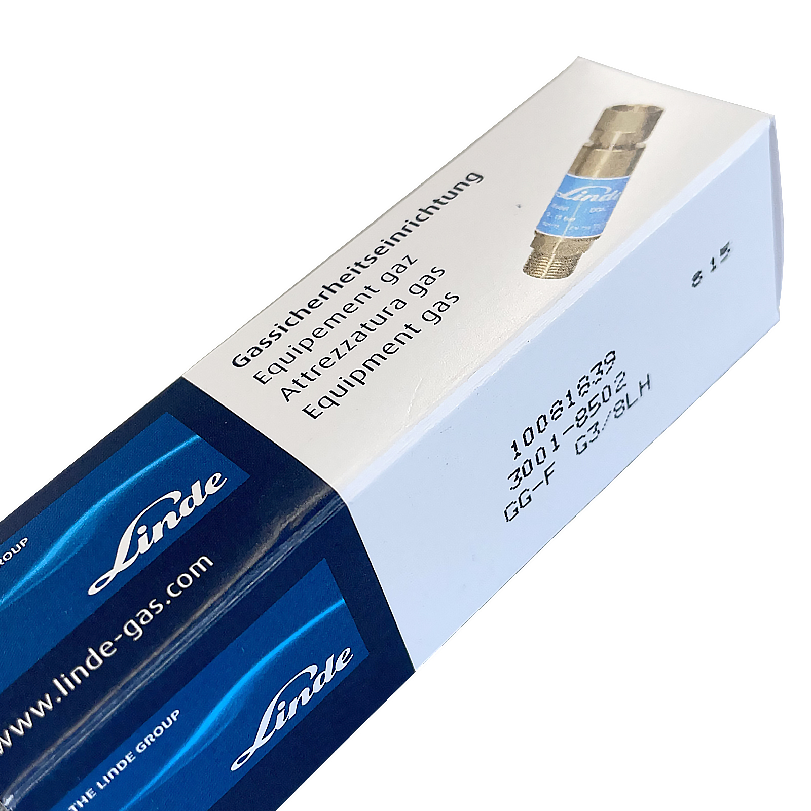Sicherheitseinrichtung Brenngas GG G 3/8 LH