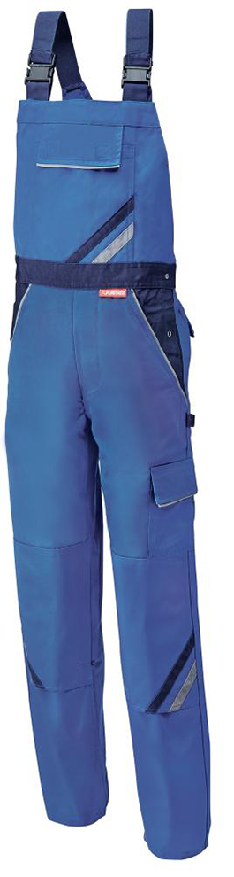 Latzhose Highline, Gr. 50, kornblau/ marine