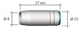 Gasdüse stark konisch NW Ø 11,5 mm Gasdüse stark konisch NW Ø 11,5 mm