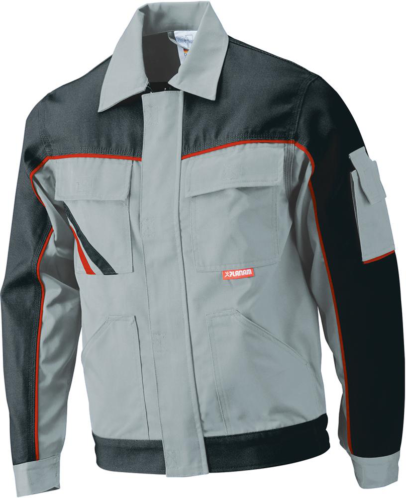 Bundjacke Highline, Gr. 58, schiefer/schwarz