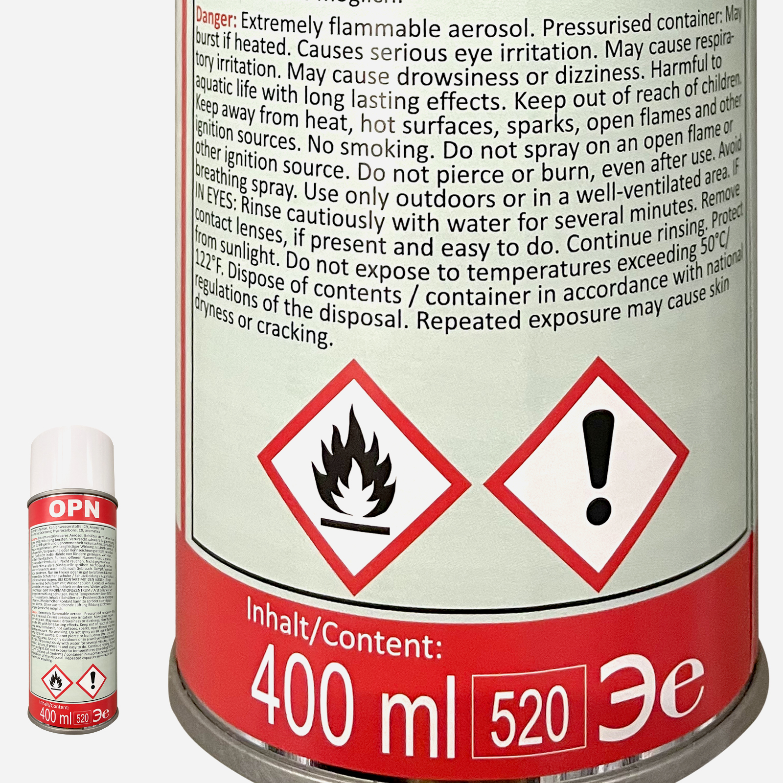 OPN Zinkausbesserungsspray silber-hell 400 ml