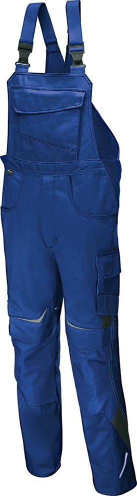Latzhose PULSSCHLAG Gr. 94, kbl.blau/schwarz