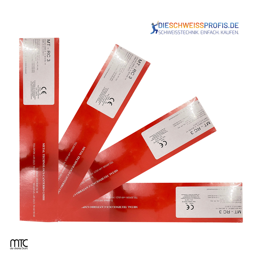 Stabelektrode MT-RC3 Ø 2,50 x 350 mm - 4 kg Pack