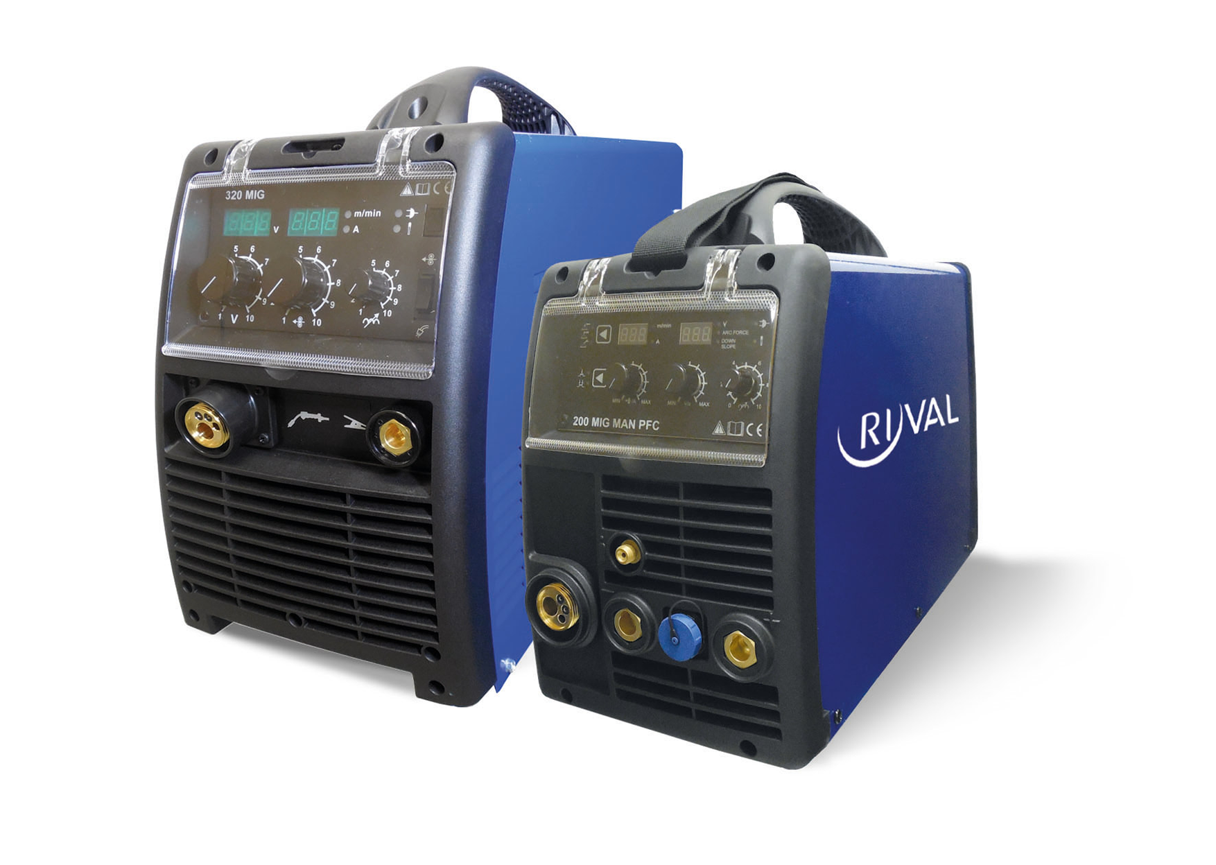 RYVAL 200 MIG/MAG SYNERGIC PFC G SET schweißfertig