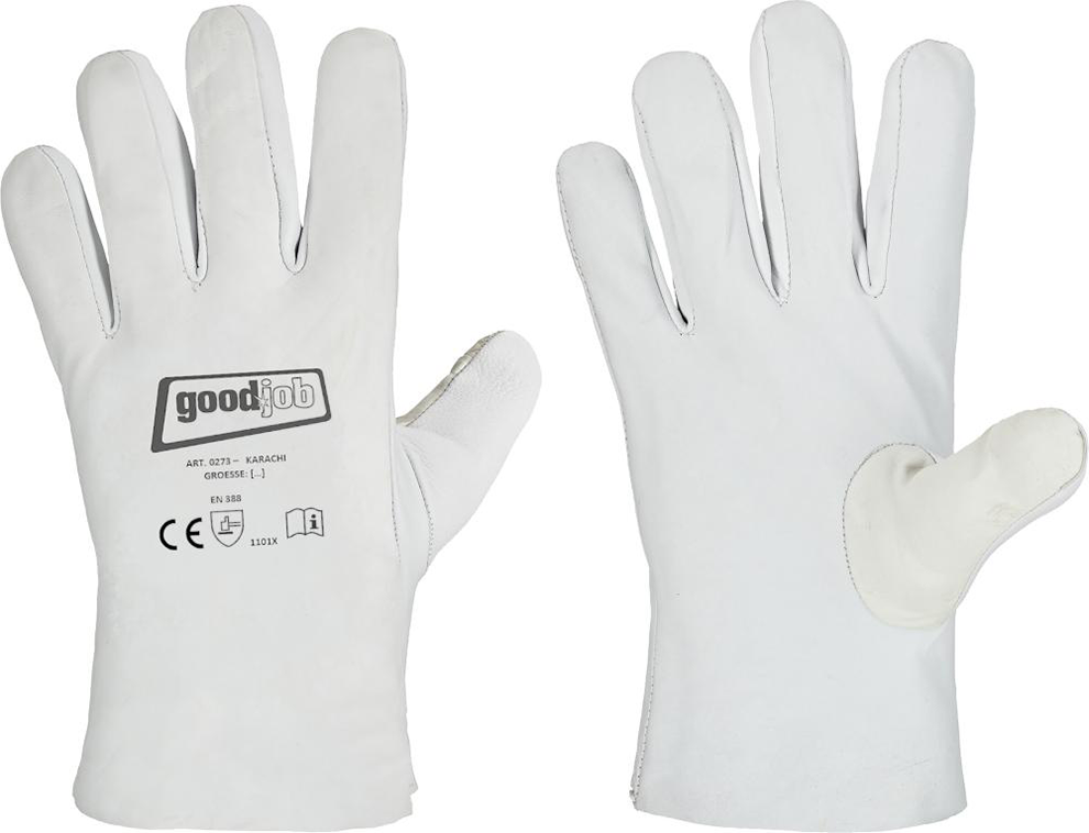 Handschuh, Nappaleder, Gr. 10