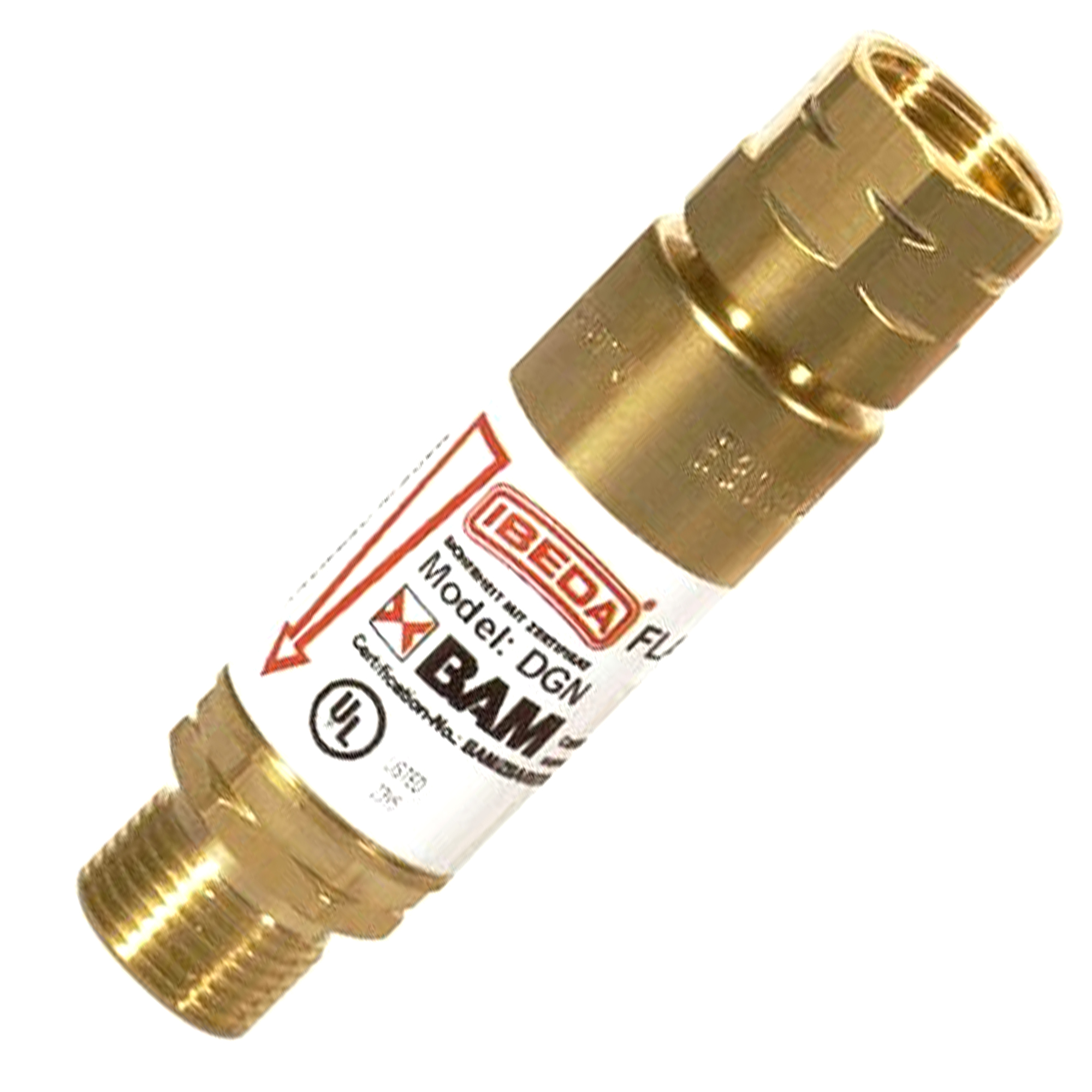 Sicherheitseinrichtung Brenngas DGN G 3/8 LH