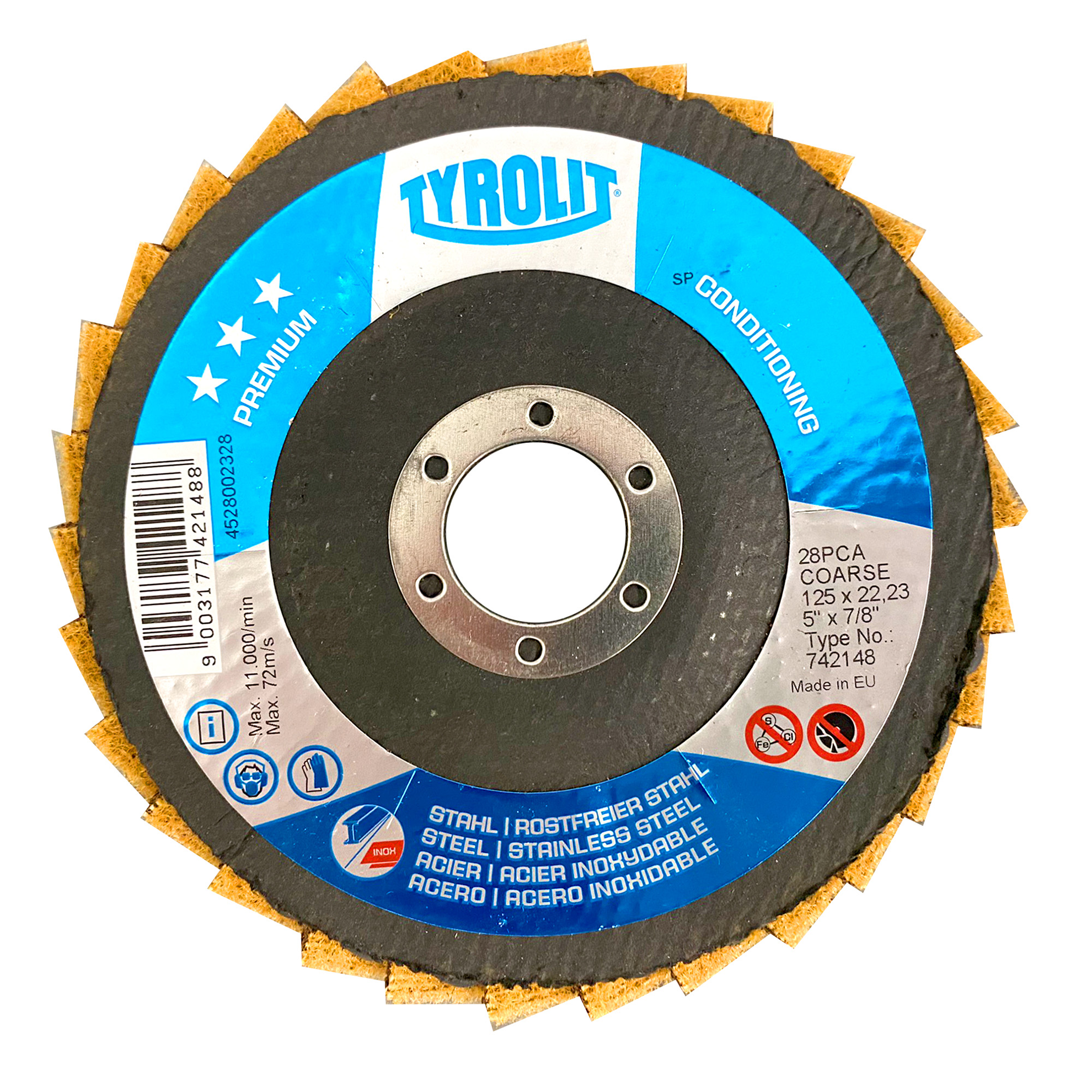 CONDITIONING Lamellen-Polierscheiben  Ø 115 x 22,23 mm coarse