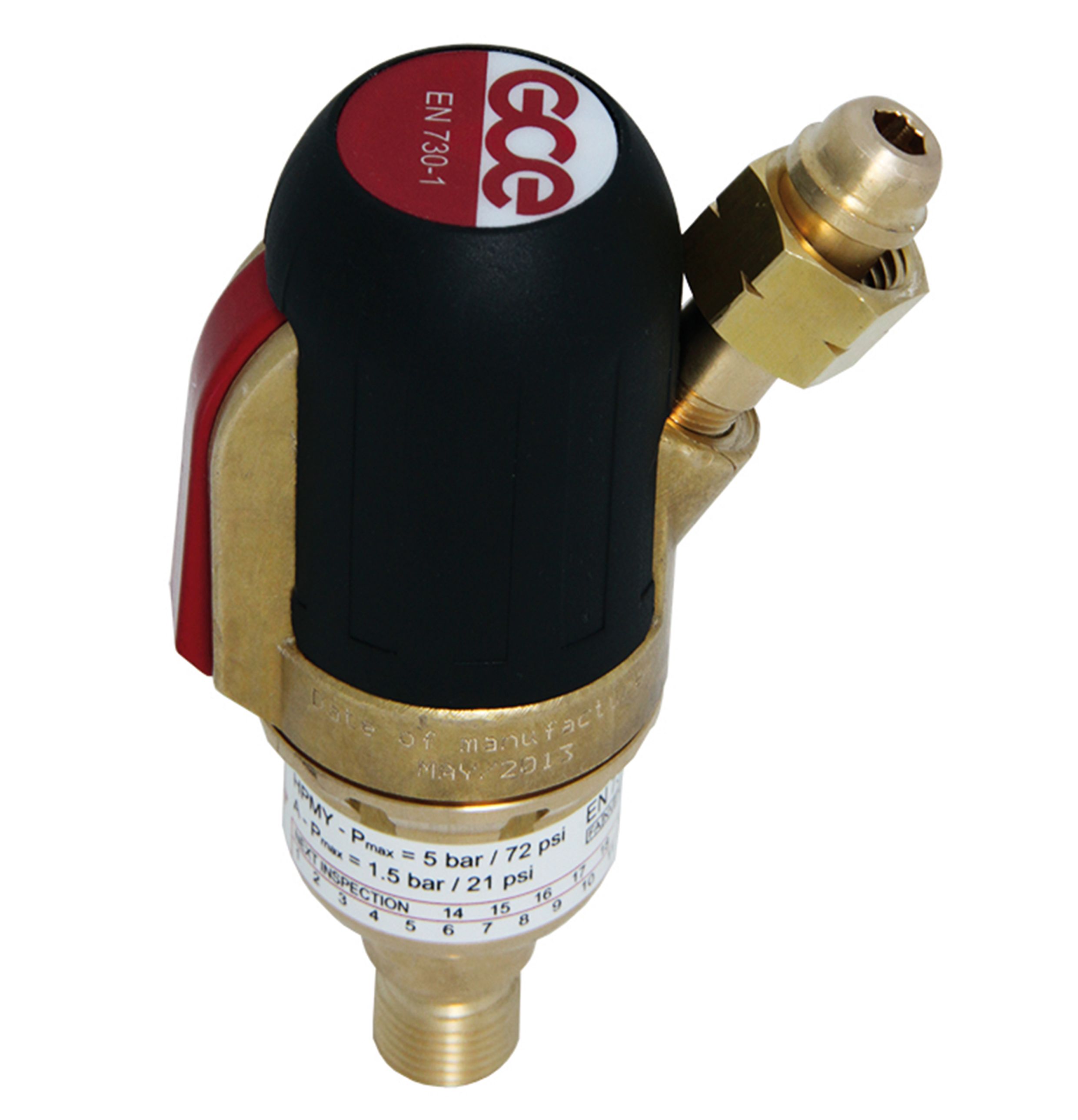Sicherheitseinrichtung SAFEGUARD 5  Brenngas G3/8"LH