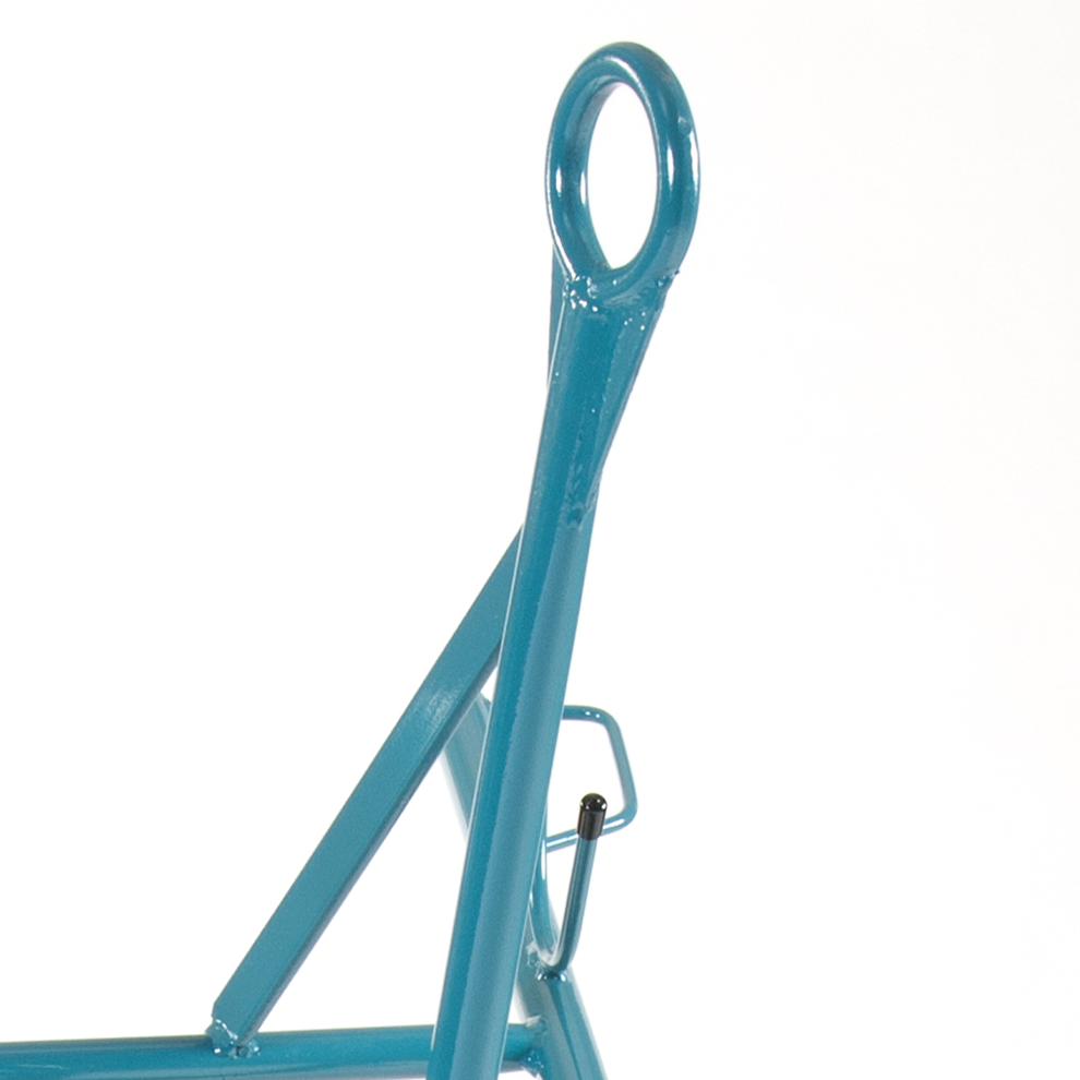 Stahlflaschenwagen, für 2 beladene Flaschen, 1 x 50 l, 1 x 33 l  Propanl