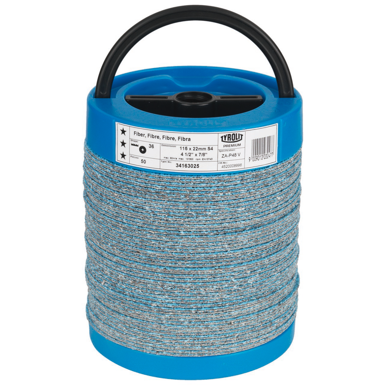 Fiberscheibe ZA-P48 V 115 x 22 - 50 Stück Holder K 40 Fiberscheibe ZA-P48 V 115 x 22 - 50 Stück Holder K 40